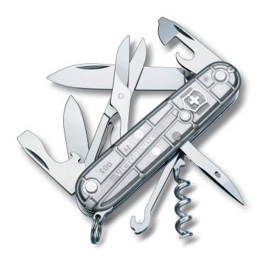 Imagem de Canivete Victorinox Climber, Prata Translúcido, 14 funções
