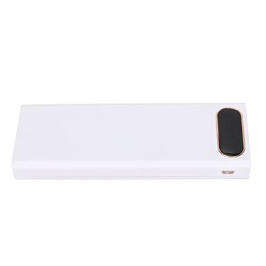 Imagem de SUNGOOYUE Suporte para Banco de Energia de Bateria L10 10W, ABS Branco, Capacidade de Bateria 10x, Saída USB Dupla, Display LCD, Entrada Micro/tipo C