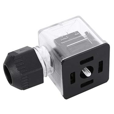 Imagem de Fafeicy Plugue Indicador Universal de Tensão Transparente, Plugue à Prova d'água à Prova de Poeira Com Luz, Material de PC, para Bobina de Válvula Solenóide de Pressão de água, DC 5 Unidades (#12)