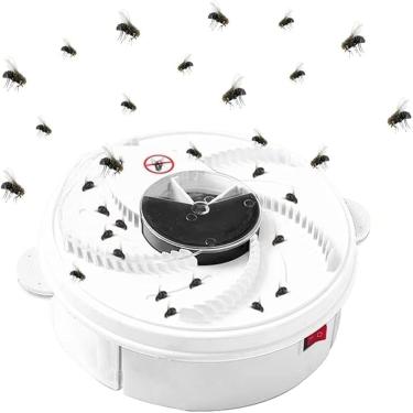 Imagem de Armadilha adesiva descartavel, controle natural de insetos voadores, atrativa e eficaz, 20cm, discreta e adesiva.