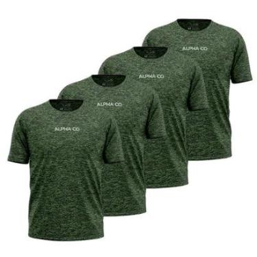 Imagem de Kit 4 Camisetas Dry Alpha Co Masculina-Masculino