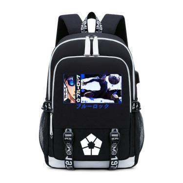 Imagem de Mochila escolar Blues Locks Isagis Yoichis Cartoon Kids