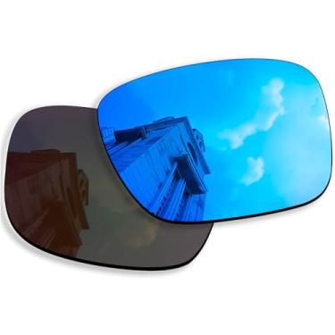 Imagem de Betterun Lentes de reposição polarizadas azuis para óculos inteligentes Ray-Ban Meta Wayfarer RW4006 50 mm