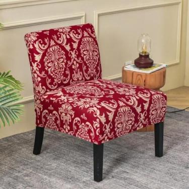 Imagem de Capa para cadeira de asa de elastano impressa, capas de cadeiras removíveis com detalhes sem braços, protetor de móveis, uso versátil, para bar, sala de estar, quarto, hotel, balcão tipo 17||tamanho