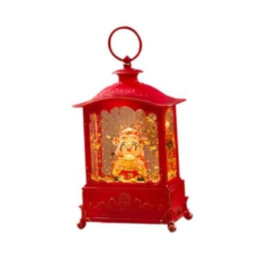 Imagem de Fenteer Luminária de mesa da Riqueza, peça central de mesa em formato de caixa de música, criativa para quarto, escritório ou ocasiões festivas, Style a