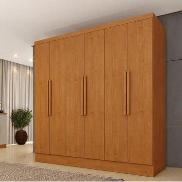 Imagem de Guarda Roupa Bariloche 6 Portas 4 Gavetas - Tcil Móveis