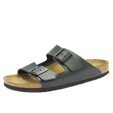Imagem de Birkenstock Sandálias masculinas Arizona, Preto 1011075, 4-4.5 Women/2-2.5 Men