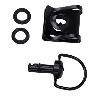 Imagem de Tbest Fixadores de Carenagem de Liberação Rápida Anel D 17mm Preto Alta Dureza Metal Parafusos de Corrida para Enduro Fácil Manutenção Instalação Segura