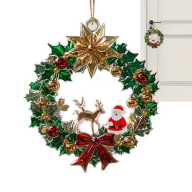 Imagem de Enfeites Para Árvore De Natal - Decoração Doméstica De Pai Natal Em 2D - Pequeno Festivo,Para Sala De Estar Quarto Janela Porta Prateleira Lareira Escritório Parede Mesa Jardim Festa