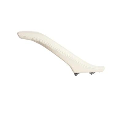 Imagem de Conjunto de puxador de couro para porta interna esquerda/direita do passageiro, compatível com BMW Série 5 F10 F11 F18 520i 523i 525i 528i 535i(Left Oyster)