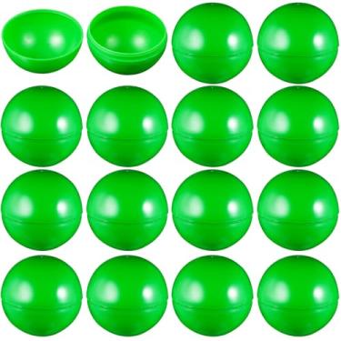 Imagem de Kichvoe 25 bolas de loteria - bolas de sorteio de plástico vazias - cápsulas redondas para máquina de venda automática de jogos, adereços para prêmios de festa de jogo, 4 cm