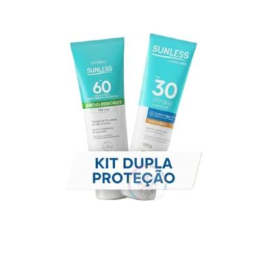 Imagem de Kit Protetor Solar Facial Sem Cor + Protetor Solar FPS 30 De 120g da Sunless