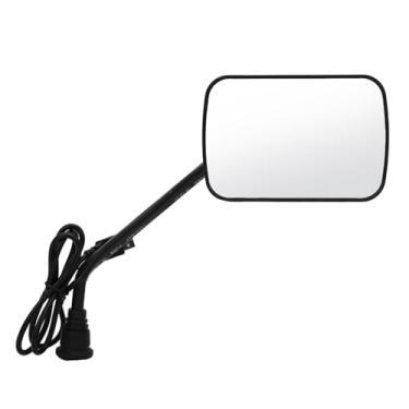 Imagem de Fockety Espelho Retrovisor para Motocicleta, Monitor Alimentado por USB Espelho Retrovisor para Bicicleta Lente Ultra Grande Angular Dashcam Gravação de Loop Inteligente para Ciclismo