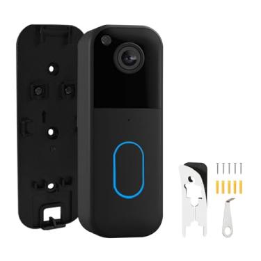 Imagem de Suporte de campainha sem broca compatível com campainha de vídeo Blink (modelo mais recente), suporte de montagem de placa traseira de campainha para 2 métodos de instalação, 1 pacote de chave de