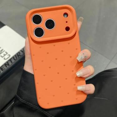 Imagem de Capa fosca em cores vibrantes para iPhone 17, 16, 15 Pro Max, 14 Plus, 12, 13 e 11, em silicone líquido macio e ultrafino (para iPhone 16 Plus/Laranja)