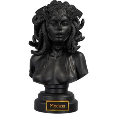 Imagem de Estátua Busto Medusa (Cor Aurum Noctis)