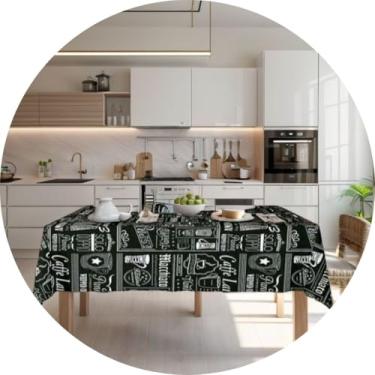 Imagem de Toalha De Mesa Termica Plastica Retangular 6 Lugares 140x200 2 Metros Café