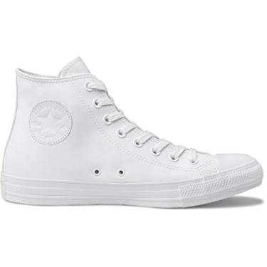 Imagem de Tênis All Star Monochrome Masculino Cano Alto Converse CT0825 Cor:Branco;Tamanho:43