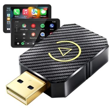 Imagem de Mini Adaptador Carplay Sem Fio, Support Wireless Android Fio Auto Portátil 3 Em 1