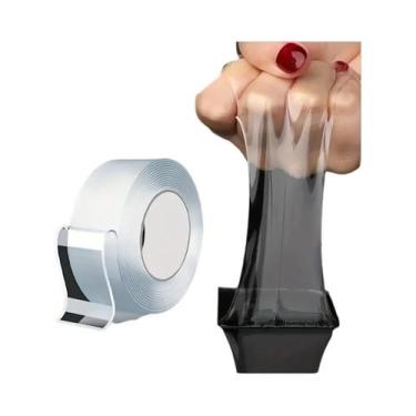 Imagem de Fita Nano Reutilizável Super Forte E Impermeável, Adesivo Dupla Face T