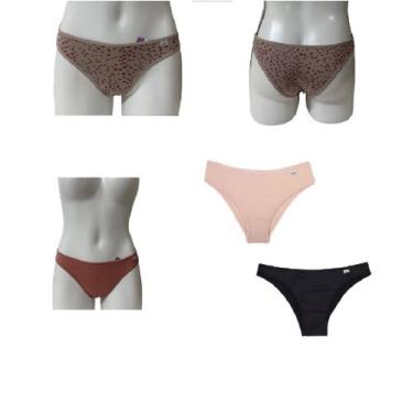 Imagem de Calcinhas Del Rio Microfibra kit com 4 unidades, SORTIDO2, GG