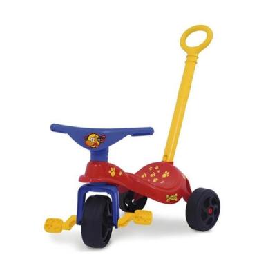 Imagem de Triciclo Infantil Cachorrinho Com Empurrador Xalingo