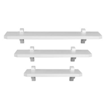 Imagem de Kit Prateleiras MDF Suporte Tucano Com Comprimentos Variados 15x50 15x