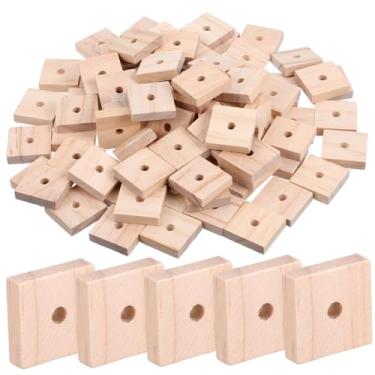 Imagem de HANABASS 100 peças de brinquedo para mastigar papagaio, blocos de madeira, gaiola de pássaros, brinquedos sensoriais para mastigar