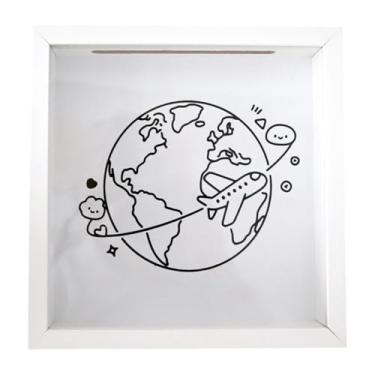 Imagem de MotiveTech Caixa de exibição de ingressos, porta-retratos, leve e elegante, ideal para guardar fotos e ingressos de shows, 20cmx20cmx4.5cm