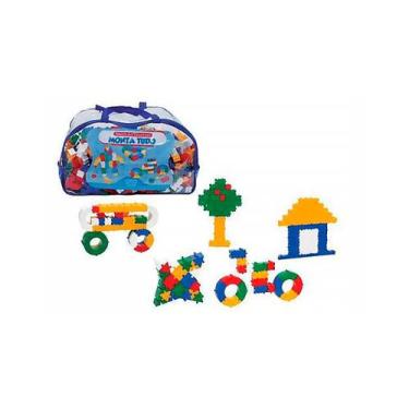 Imagem de Brinquedo Pedagógico Peças De Encaixe Monta Tudo 1000 Peças - Sonho de