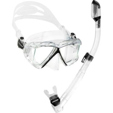 Imagem de Kit de Mergulho Máscara+Respirador Cressi Pano 4 & Dry-Unissex