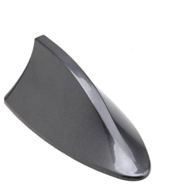 Imagem de Antena aérea de barbatana de tubarão para montagem no teto do carro, rádio automático, amplificador de sinal de antena AM FM universal (cinza)