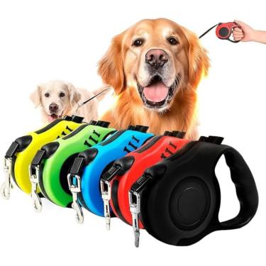 Imagem de Coleira Retrátil Pet 5M Passeio Confortável