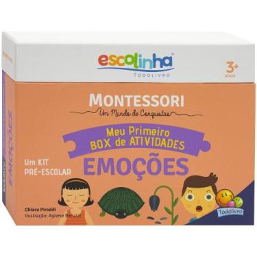 Imagem de Livro - Escolinha MONTESSORI Meu P BOX de Atividades: Emoções (Escolin
