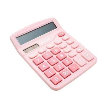 Imagem de Calculadora Femina Rosa 12 Gígitos - Letron - Leonora
