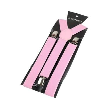 Imagem de Suspensórios Ajustáveis Elásticos Para Homens E Mulheres Com 3 Clips, 