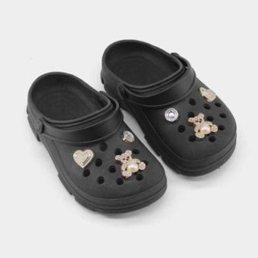 Imagem de Sandália Babuche Luelua Menina Cross C/Pingente 25048-Feminino