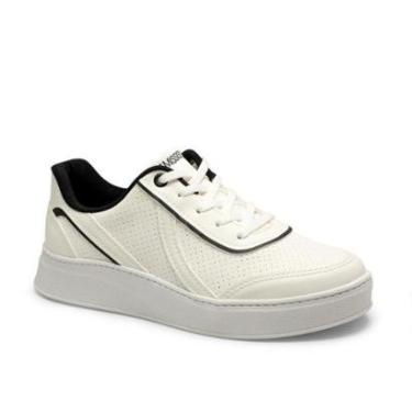 Imagem de TENIS MISSISSIPI MF622 (WHITE/PRETO 37)-Masculino