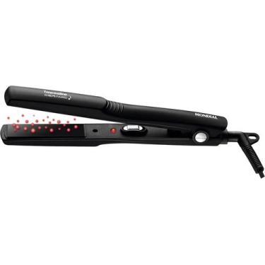 Imagem de Prancha Chapinha Alisadora Tourmaline Ceramic Mondial 30w P15, Preto, 