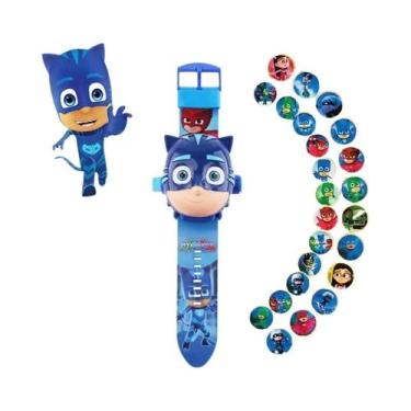 Imagem de Relógio Eletrônico De Projeção Infantil Homem-Aranha, Homem De Ferro, 