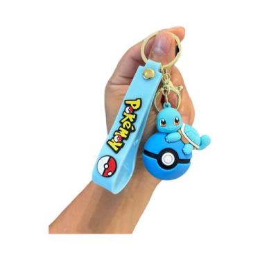 Imagem de Conjunto De Chaveiros Pokémon Pikachu, Eevee E Charmander Com Poké Bal