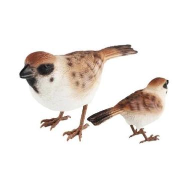 Imagem de Modelo De Animal Selvagem Em Miniatura: Flamingo, Papagaio, Gaivota, P