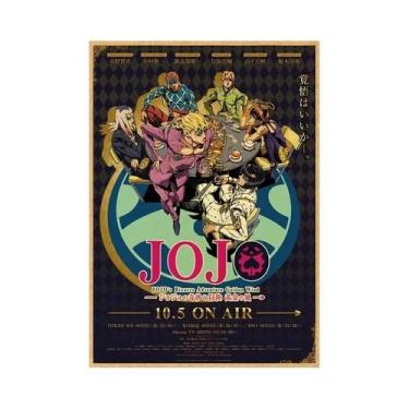 Imagem de Pôsteres Vintage JoJo 2025 Anime JoJo's Bizarre Adventure Arte De Pare