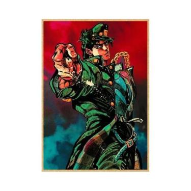 Imagem de Pôsteres Vintage JoJo 2025 Anime JoJo's Bizarre Adventure Arte De Pare