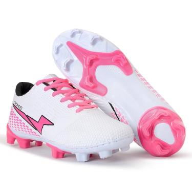 Imagem de Chuteira Campo Futebol Trava Cronos Sola Costurada Adulto Masculino Feminino-Unissex