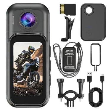 Imagem de OBEST Mini câmera corporal de 128 GB, câmera de ação