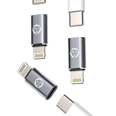Imagem de Adaptador de carregador rápido de 27 W (pacote com 3) USB C fêmea para Lightning macho conversor tipo c conector de cabo de carregamento para Apple para iPhone 11 12 13 14 Pro Max Se 7 8 X Xr Plus