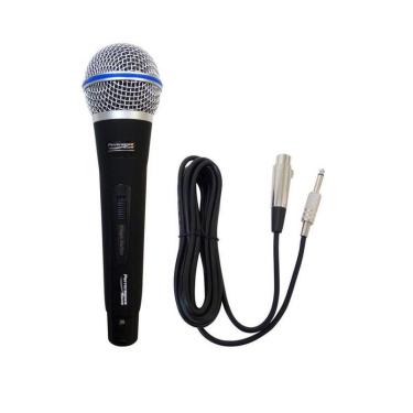 Imagem de Microfone Dinâmico Profissonal com Cabo 4 Metros Performance Sound