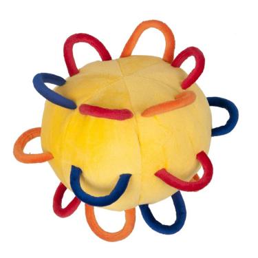 Imagem de Bola Interativa Alcinha - Antialérgico - Colorido - 19 cm - CAS Brinquedos