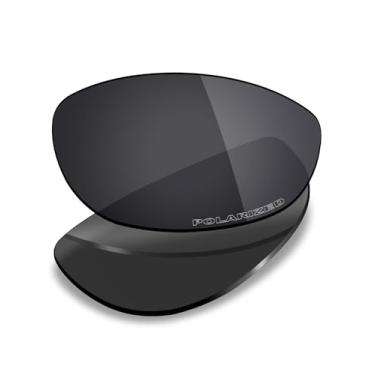 Imagem de Mryok Lentes de reposição ultra polarizadas para óculos de sol Oakley Fives 1.0, HD Polarized, proteção UV, resistente a impactos e ajuste perfeito - Stealth Black